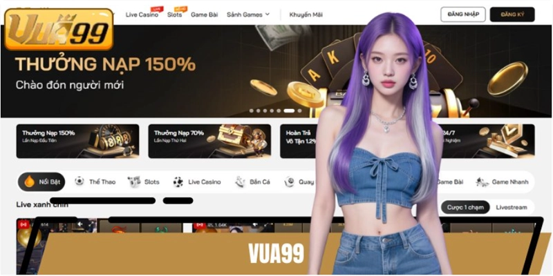 VUA99 - Thương Hiệu Thể Thao, Game Bài | Link Vào Nhận 99K